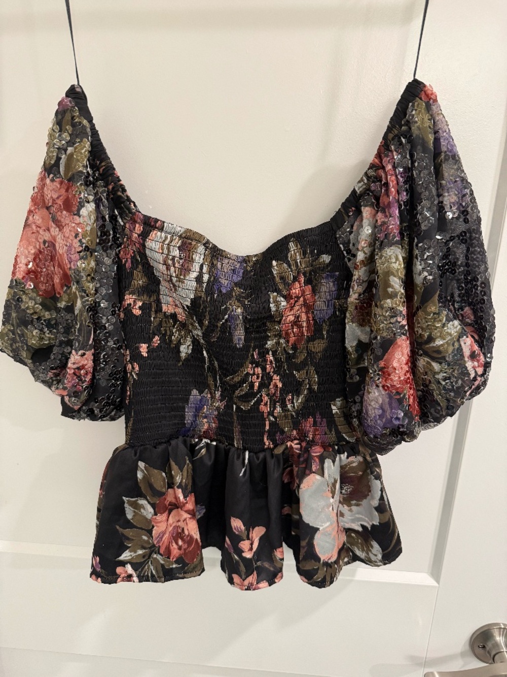 BTFL ,Black and Multi Color, top, NWT, Girls Large